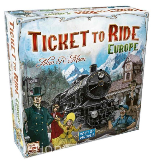 Ticket to Ride Europe Strategy Board Game for Ages 8 and Up, from Asmodee