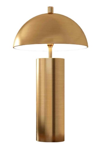 Evelyn&Zoe Mid-Century Modern Metal Table Lamp
