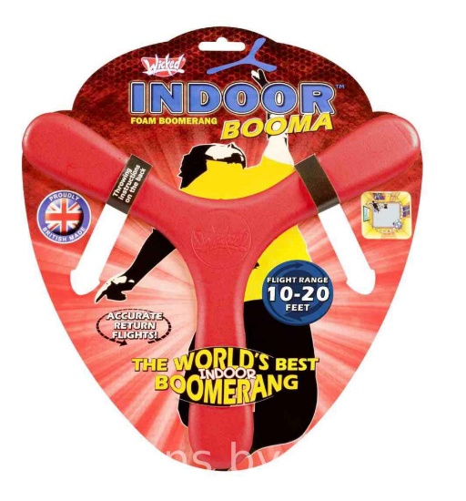 Wicked Indoor Booma - The Worlds Best Indoor Boomerang