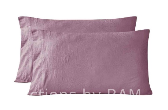 Mainstays Washed Ultra Soft Recycled Microfiber Pillowcase Set
