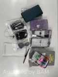 Bundle of Phone Cases and Wires