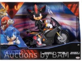 Sonic 3 Shadow Articulated Action Figure with Motorcycle