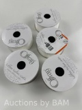 Offray Ribbon, White 1 1/2 inch Acetate Polyester Outdoor Ribbon 5 Pack