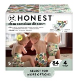 The Honest Company Size 4 Diaper 84 Count