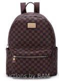 Butied Checkered Backpack