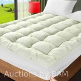 SONORO KATE Bamboo Mattress Topper Queen, Overfilled Extra Thick Cooling Mattress Pad