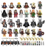 24 Pcs The Lord of the Rings Medieval Knights Mini Building Figures Toy Sets