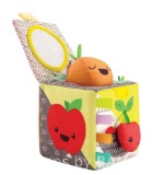Infantino Peek & Seek Sensory Discovery Cube with Selfie Mirror, 6-12 Months, Multicolor