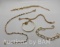 Jewelry Gold Colors Necklace Bracelets Set