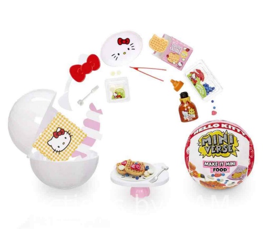 MGAs Miniverse Make It Mini Food Hello Kitty Mini Collectibles Sanrio