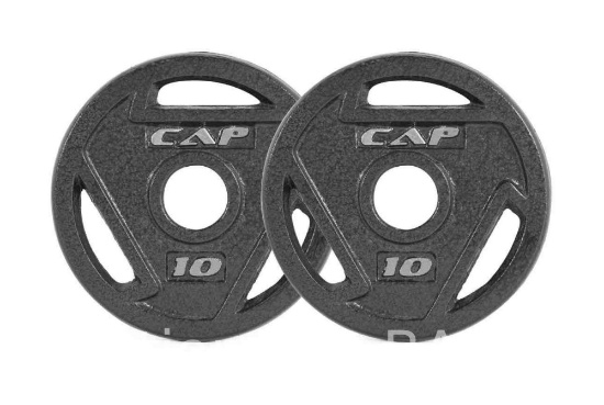 CAP Barbell 2 Olympic Grip Plate, 10lb pair