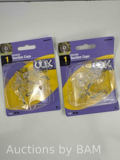 OOK Medium Suction Cup Hook 6 Pack