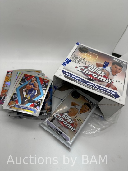 2023-24 Topps Chrome Basketball Monster Box Trading Cards