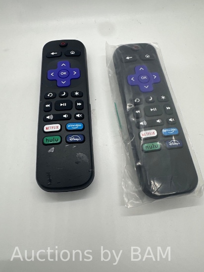 2 Pack Replacement TV Remote Controls for Roku TV, Infrared Remote ONLY for TV