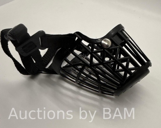 Small Dog Muzzle Black Plastic