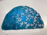 Japanese Plum Cherry Half Circle Mat Soft