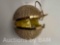 Ball Sphere Gold With Crystal Handbag or Bag