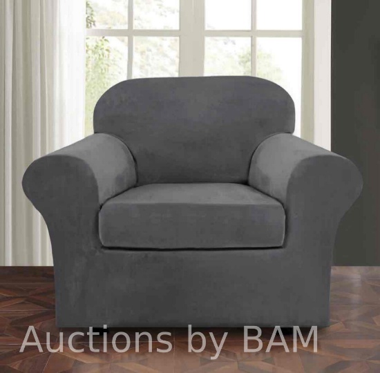 TOPCHANCES Velvet Plush Sofa Covers