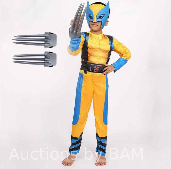 ZUITEH Kids Wolverine Costume Cosplay Bodysuit Jumpsuit Onesie Outfit