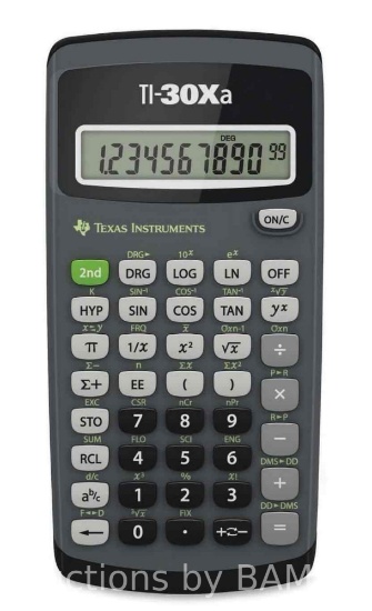 Texas Instruments TI-30XA Student Scientific Calculator