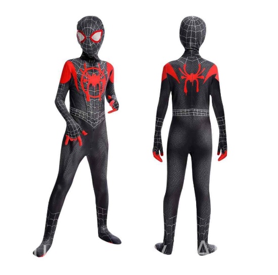 Amazing Spiderman Miles Costume BodySuit and Mask