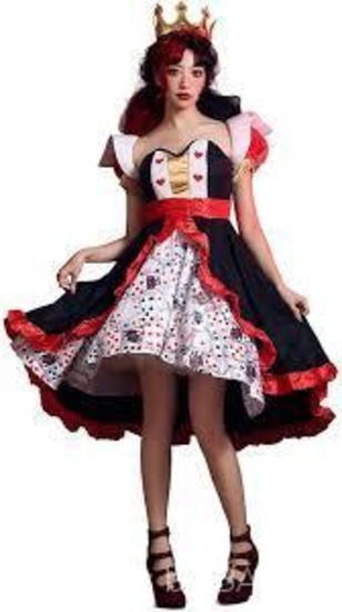 Adult Queen of Hearts Costume Women Fullset