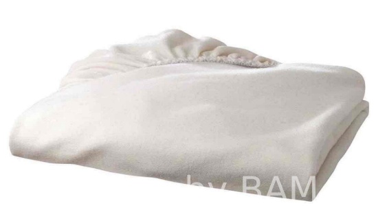Bargoose Baby - 100% Organic Cotton with Polyurethane Waterproof Mattress Protector Fitted Crib