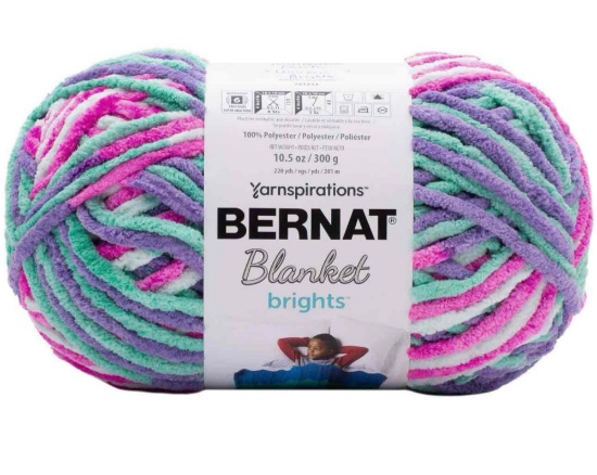 Bernat Blanket Brights Big Ball Yarn