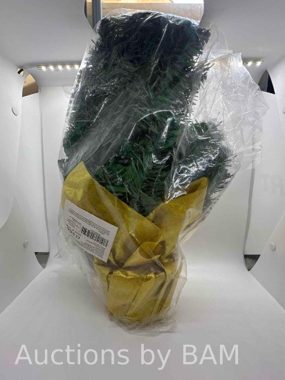 National Tree Company Pre-Lit Feel Real Artificial Mini Christmas Tree
