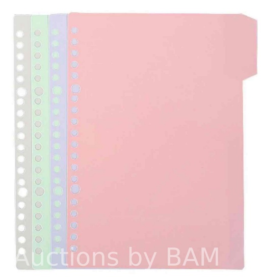 Dividers With Tabs 4 Tab Dividers Pack Of 1 Sets 4 Dividers Dividers With Write On Tabs For School