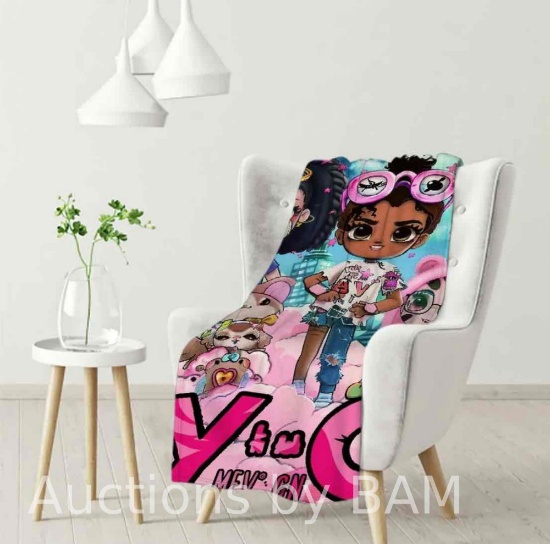 Vllo0ord L.O.L Surprise! Fleece Blanket Personalized Custom