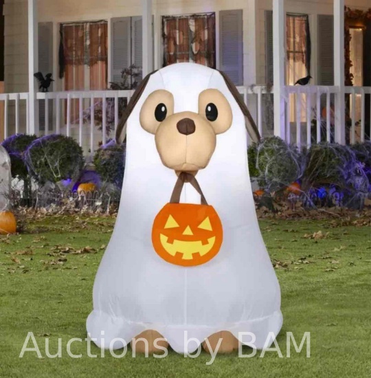 Halloween Ghost Dog Airblown Yard Inflatable Way to Celebrate