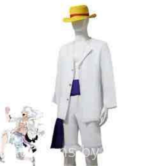 ONE NOOK Anime Monkey Luffy Costume Sun God Nika Cosplay Costume for Adults Halloween