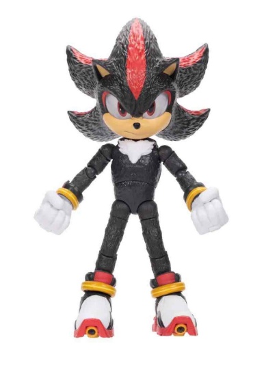 Sonic The Hedgehog 3 Movie 5 inch Shadow Action Figure 20 Points of Articulation
