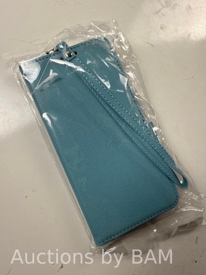 Case for Samsung A20 Wallet case, RFID shielded credit card holder