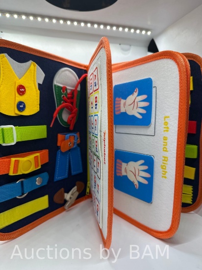 KiddiTouch Busy Board Busy Book Toddler Travel Toys Travel Activities