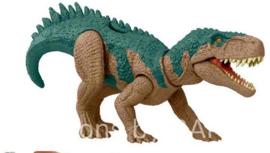 Jurassic World Danger Pack Rauisuchus Action Figure Toy, Posable with Physical & Digital Play