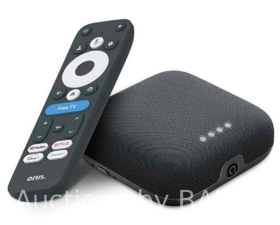 onn. Google TV 4K Pro Streaming Device (New, 2024), 4K UHD resolution, Dolby Vision & Dolby ATMOS