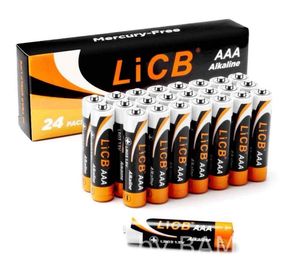 LiCB Alkaline AAA Batteries (24 Pack), 1.5 Volts Long-Lasting Triple A Batteries