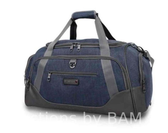 SwissTech Excursion Blue 24 Travel Duffel 10.5x24x12