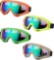 LJDJ MULTICOLORED SKI GOGGLES $20