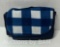 BLUE PLAID OUTDOOR PICNIC BLANKET TOTE 48? X 58?