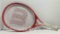 WILSON ROGER FEDERER JR 21 RED & WHITE TENNIS RACQUET $55