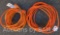 ORANGE EXTENSION CORDS