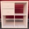 FLEXI STORAGE WHITE CLEVER CUBE W 2 DRAWERS 30? X 15.5? H30.2? $70