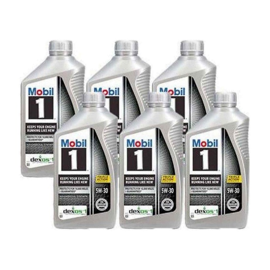 MOBIL 5W-30 ADVANCED FULL SYNTHETIC MOTOR OIL 6PK $60