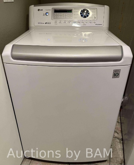 LG WAVE FORCE INVERTER DIRECT DRIVE TOP LOAD WASHER MODEL WT4970CW MSRP-$950