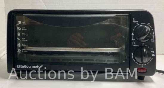 ELITE GOURMET 2-SLICE TOASTER OVEN MODEL ETO236