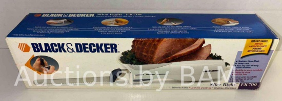 BLACK & DECKER SLICE RIGHT ELECTRIC KNIFE (EK700) $25