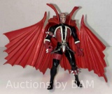VINTAGE 1994 TODD MCFARLANE?S SPAWN (HAMBURGER HEAD) 6? ACTION FIGURE W DETACHABLE CAPE